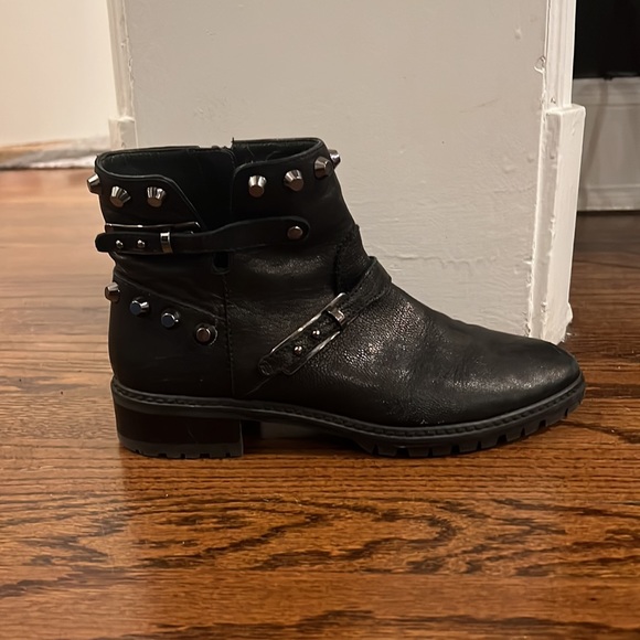 Go West Studded Leather Ankle Boots - Picture 3 of 9